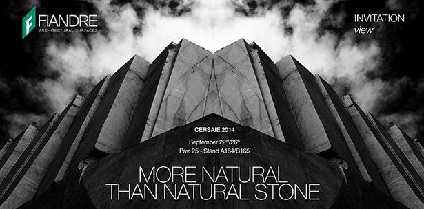 MORE NATURAL THAN NATURAL STONE | CERSAIE 2014